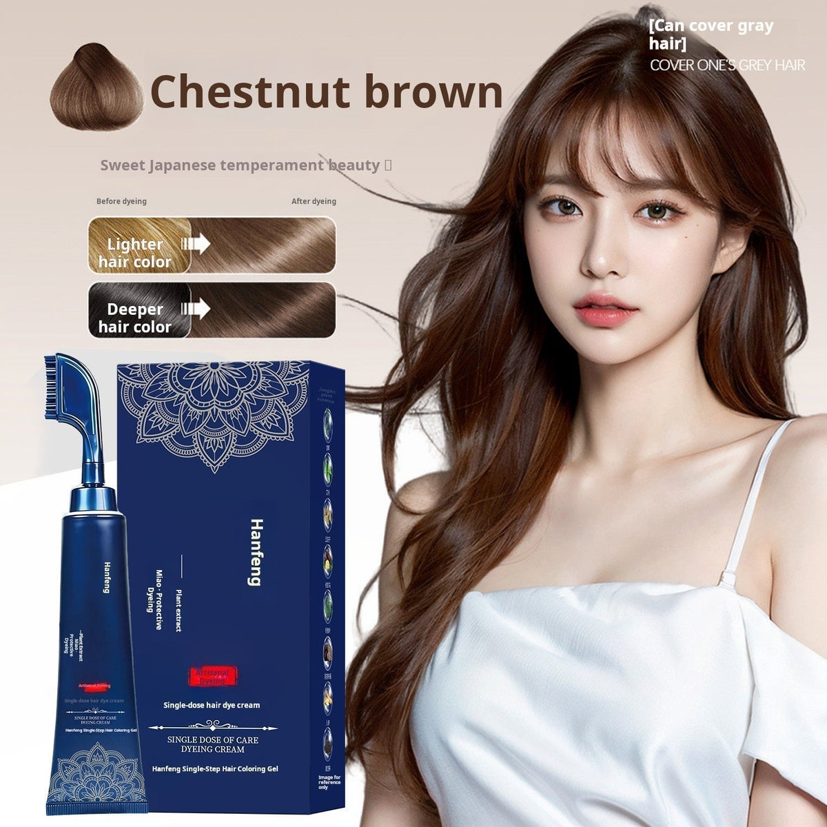 ⚡⚡⚡LAST 44 PCS LEFT!!! ⏳Time-Limited Special⏰Herbal Hair Dye Comb for Home Use
