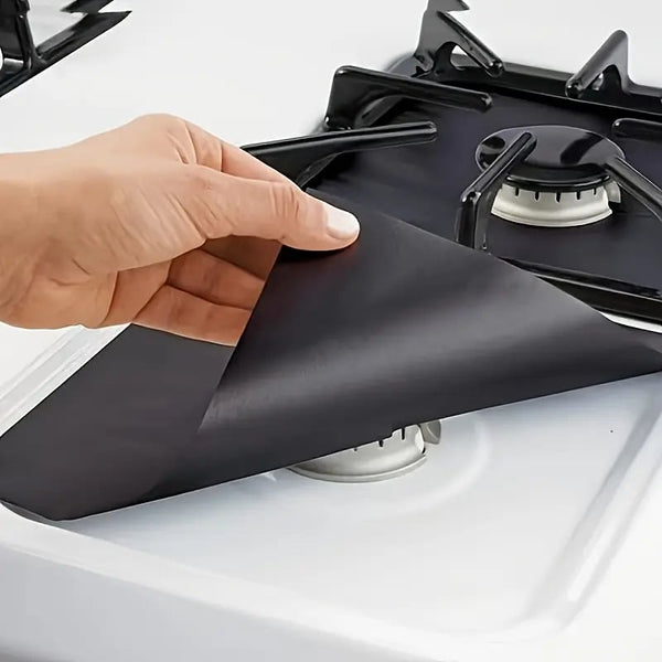 Reusable Gas Stove Burner Protectors🫧Non-Stick & Wipe Clean in Seconds