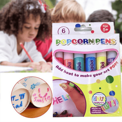 ✨ Magic Puffy 3D Art Pens | Heat-Activated Bubble Drawing Kit for Kids' Crafts & Gifts 🎁