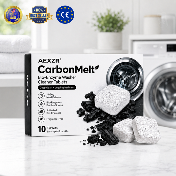 AEXZR® CarbonMelt Bio-Enzyme Washer Cleaner Tablets