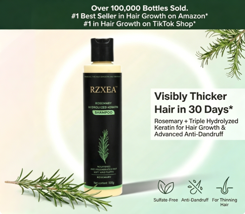 RZXEA™ Rosemary Shampoo | Hair Growth & Anti-Dandruff Scalp Treatment
