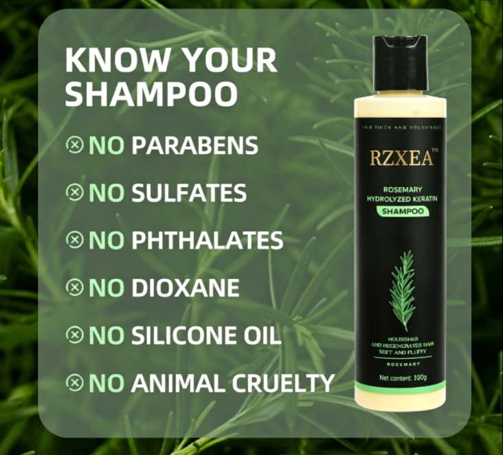 RZXEA™ Rosemary Shampoo | Hair Growth & Anti-Dandruff Scalp Treatment