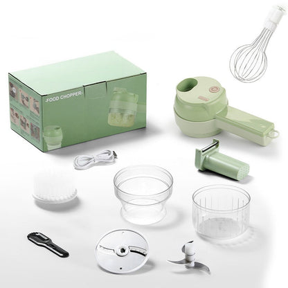 ⚡⚡⚡LAST 44 PCS LEFT!!! 4-in-1 Handheld Electric Food Chopper