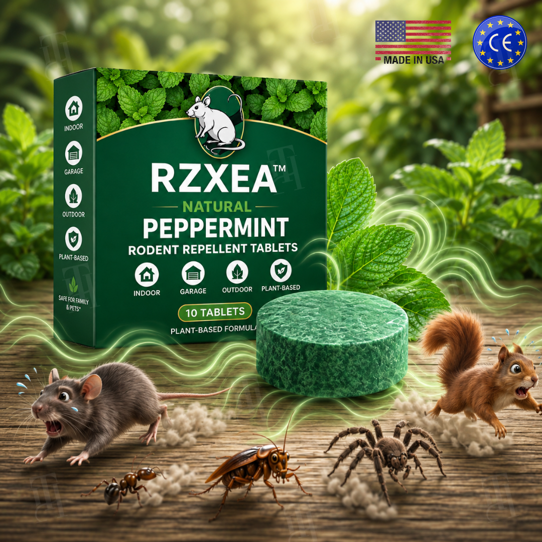 🔥 Bye Mice! | RZXEA™ Natural Peppermint Rodent Repellent Tablets ...