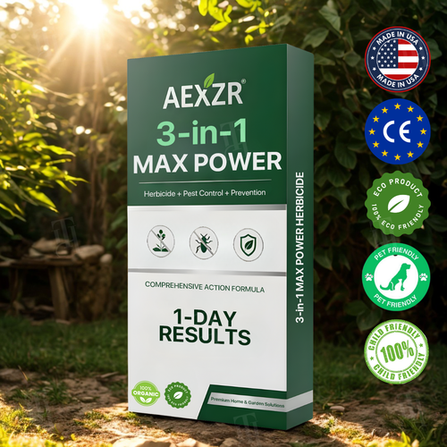⚡ Visible Results in 24 Hrs | 🐾 100% Pet & Child Safe | AEXZR® 3 in 1 Max Power Herbicide