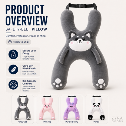 ⏳Limited-time 50% off⏰Children's H-Shaped Car Travel Pillow🚗🧸