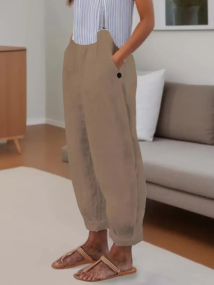 Sfrcord® Minimalistische, unifarbene, vielseitige Hose