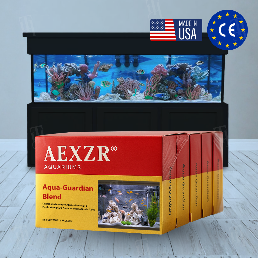 ✨ From Cloudy & Toxic to Crystal Clear! | ⏱️ Instantly Safe for Your Fish in Seconds! | AEXZR® Aquariums Aqua-Guardian Blend