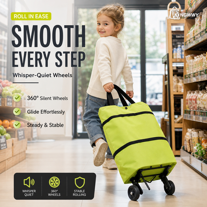 ⚡⚡⚡LAST 44 PCS LEFT!!! 🔥HOT SALE 50% OFF🔥Foldable 2-in-1 Shopping Bag