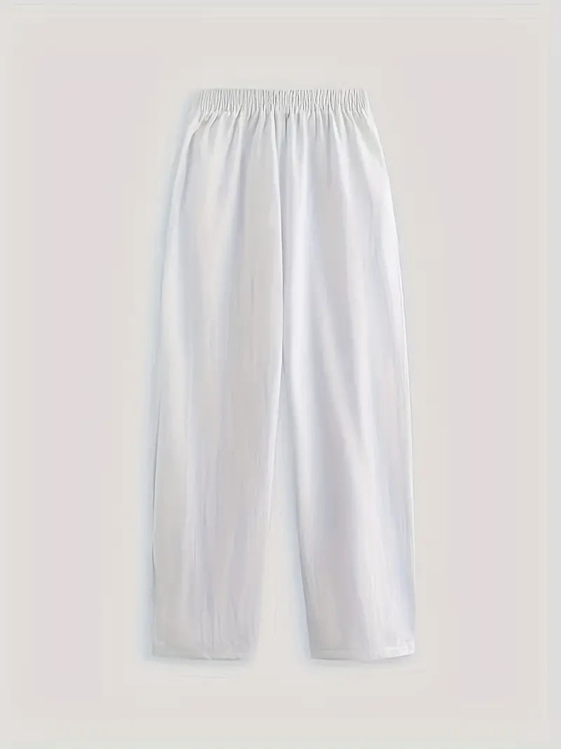 Sfrcord® Minimalistische, unifarbene, vielseitige Hose