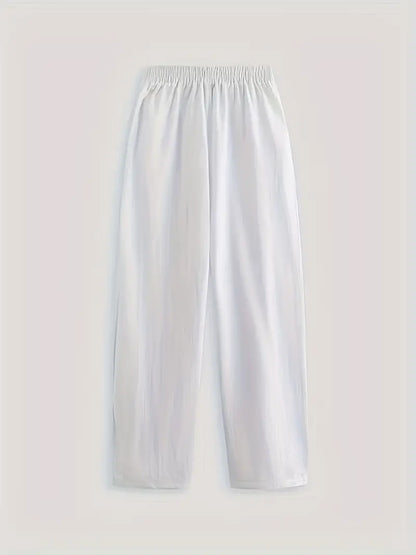 Sfrcord® Minimalistische, unifarbene, vielseitige Hose