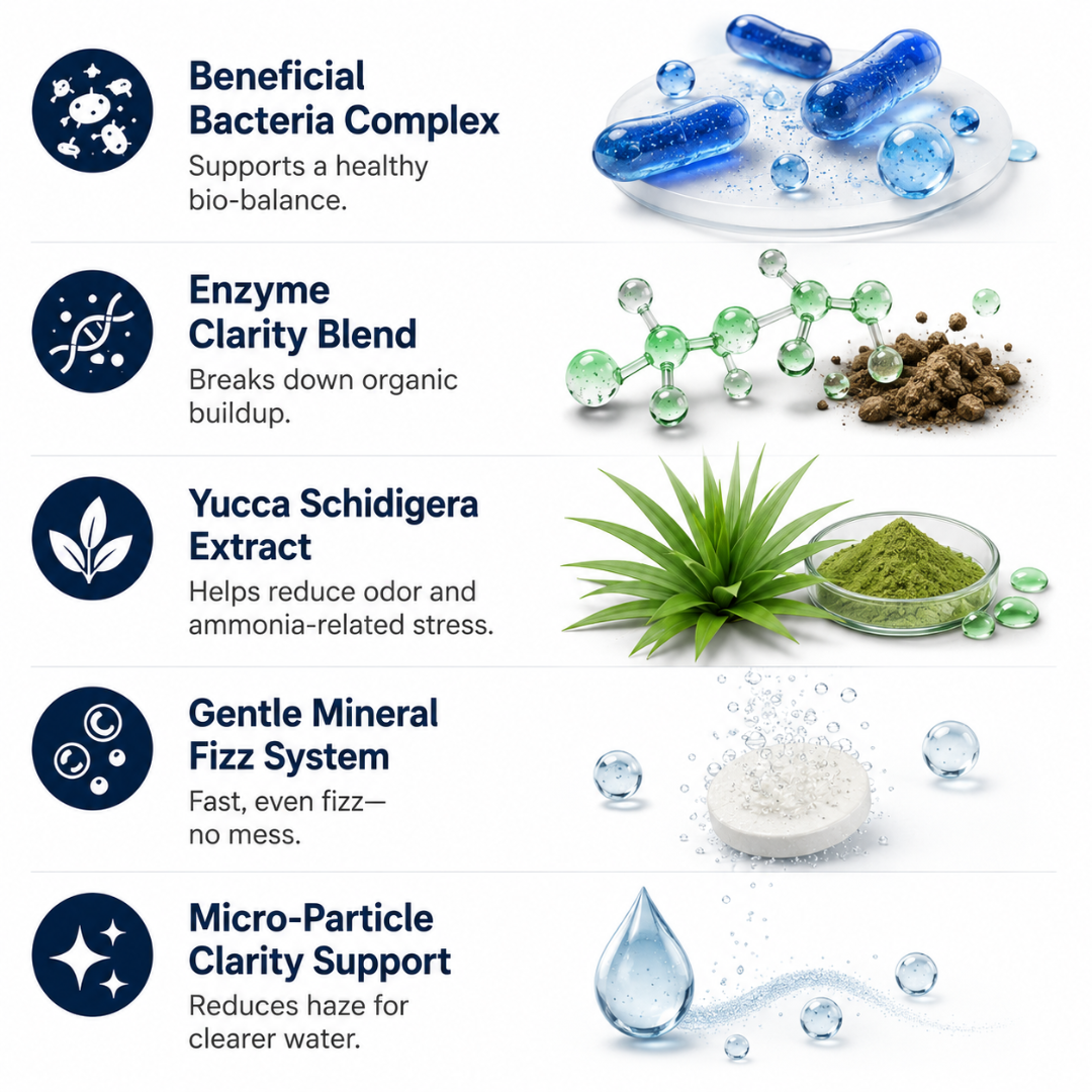 RZXEA™ ClearTank Bio-Balance Effervescent Tablets