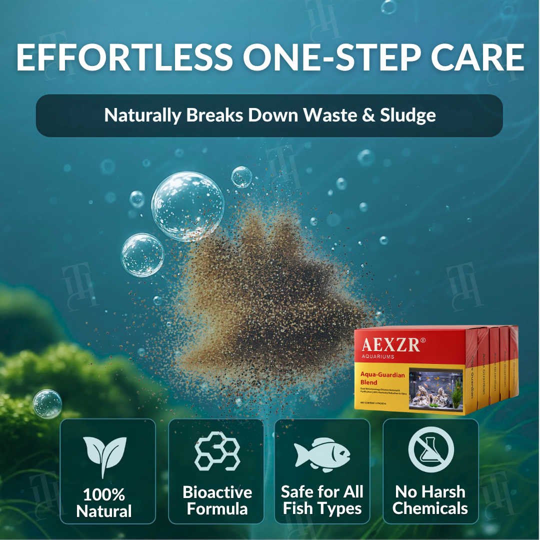 ✨ From Cloudy & Toxic to Crystal Clear! | ⏱️ Instantly Safe for Your Fish in Seconds! | AEXZR® Aquariums Aqua-Guardian Blend