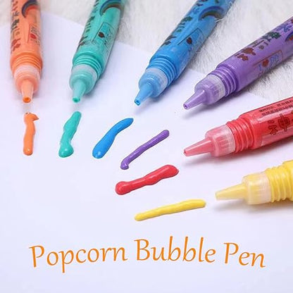 ✨ Magic Puffy 3D Art Pens | Heat-Activated Bubble Drawing Kit for Kids' Crafts & Gifts 🎁