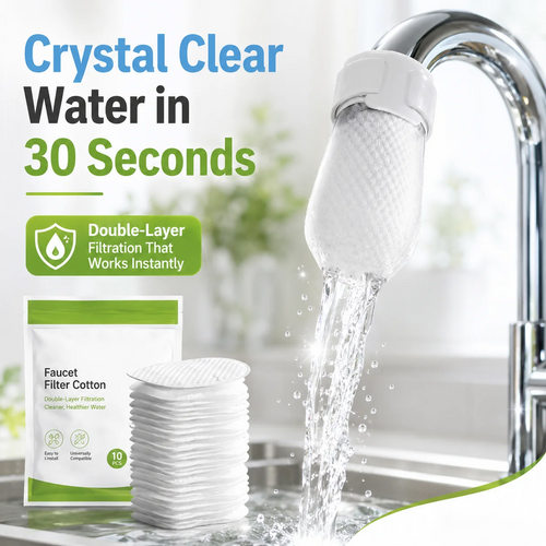 ⚡⚡⚡LAST 44 PCS LEFT!!! 🔥Last Day Buy 1 get 1🔥Cotton Filter Cartridge for Kitchen Faucets🚿