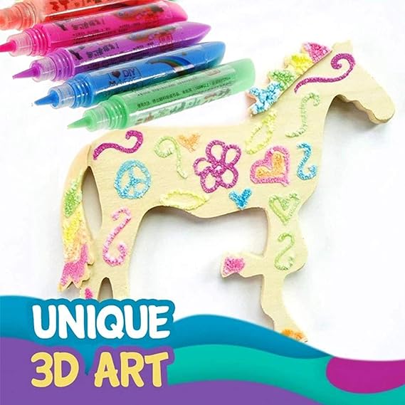 ✨ Magic Puffy 3D Art Pens | Heat-Activated Bubble Drawing Kit for Kids' Crafts & Gifts 🎁