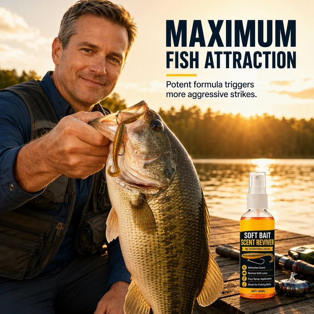 ⚡⚡⚡LAST 44 PCS LEFT!!! 🔥Last Day Buy 1 get 1🔥Flavor Booster Spray for Soft Baits🎣long-lasting