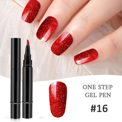 💅 Limited Time Buy 1 Get 1 Free - $ 19.99! ✨One Step Nail Gel Pen🎨