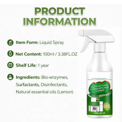 🔥 Save 60% Today Only⚡ Multi-Purpose Enzyme Foam Cleaner - Effortlessly Removes Grease in Seconds