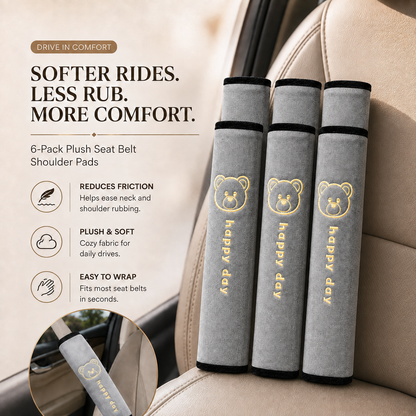 🚗Complete Your Comfort Set💗Soft Seat Belt Shoulder Pads