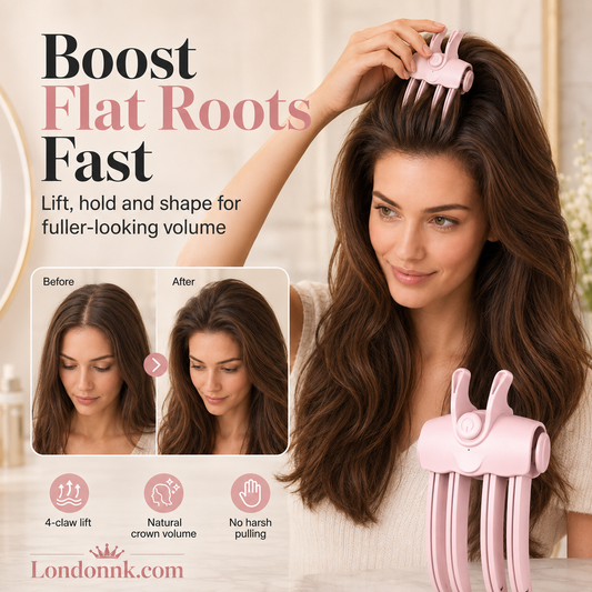 💥  Portable Rechargeable Hair Root Volumizing Clip | Instant Lift & All-Day Bouncy Volume ✨