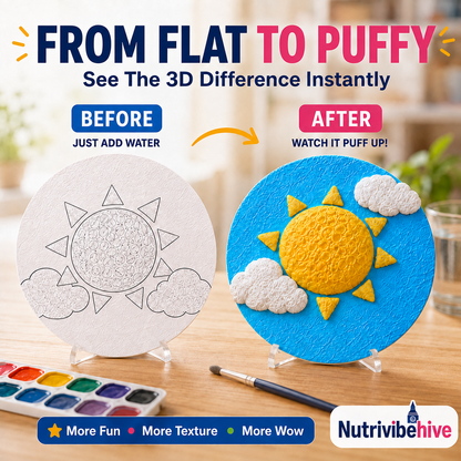 🎄Special Surprise Offer🔮Master the magic of painting！👩‍🎨Foam Texture Painting Paper🎁