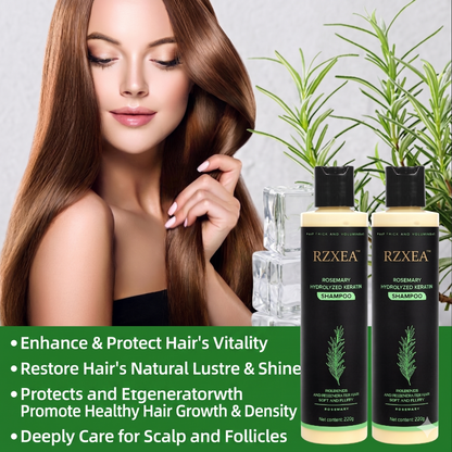 ✨ Revive Your Hair! | ⏱️ Visibly Thicker & Fuller in Days | RZXEA™ Rosemary Shampoo