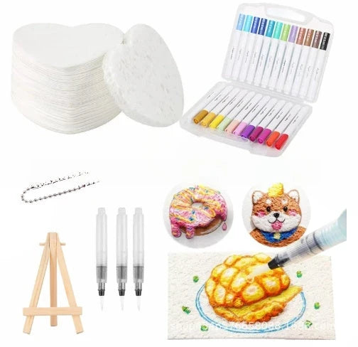 🎄Special Surprise Offer🔮Master the magic of painting！👩‍🎨Foam Texture Painting Paper🎁