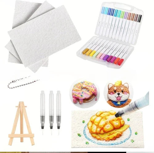 🎄Special Surprise Offer🔮Master the magic of painting！👩‍🎨Foam Texture Painting Paper🎁