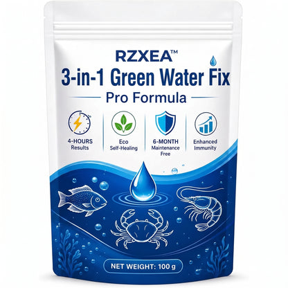 🌟 Official Store |✨ From Murky Swamp to Perfect Pond! | RZXEA™3-in-1 Green Water Fix