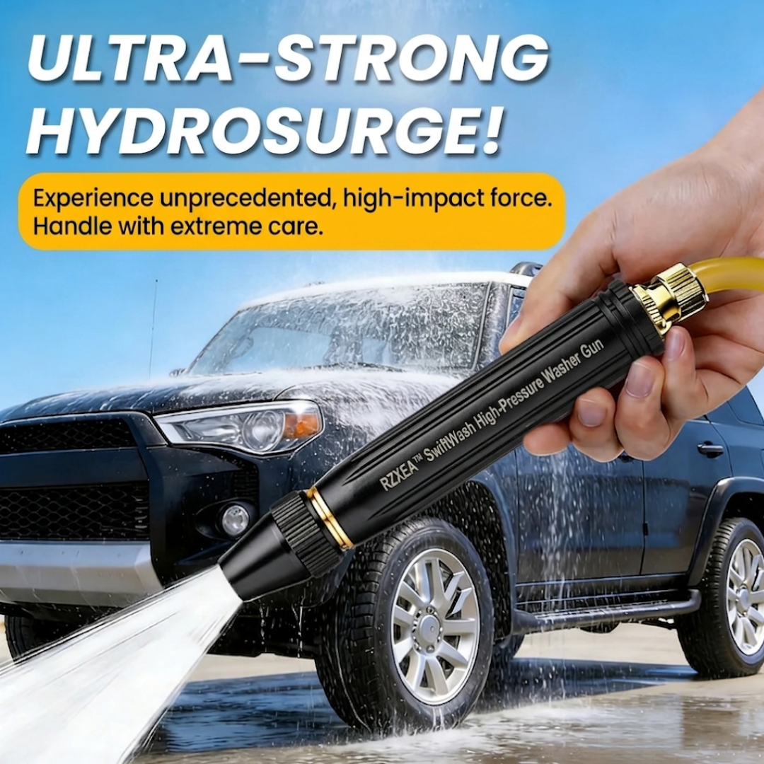 🌪️ From Dirty Driveways to Spotless Clean! | ⏱️ Effortless High-Pressure Washing in Seconds! | RZXEA™ SwiftWash High-Pressure Washer Gun