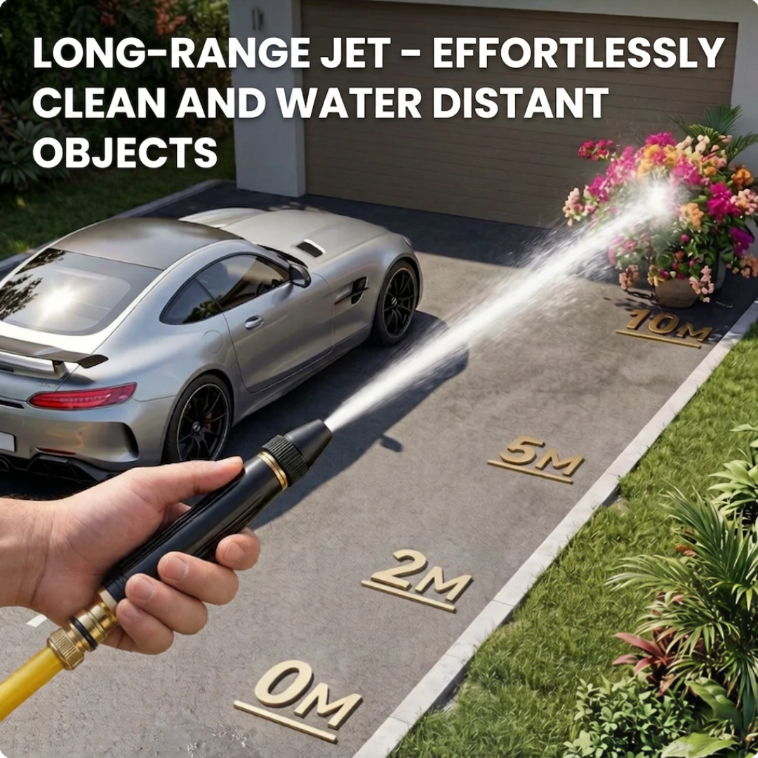 🌪️ From Dirty Driveways to Spotless Clean! | ⏱️ Effortless High-Pressure Washing in Seconds! | RZXEA™ SwiftWash High-Pressure Washer Gun