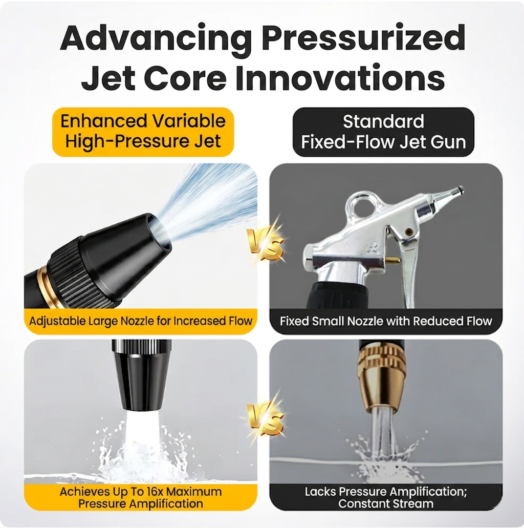 🌪️ From Dirty Driveways to Spotless Clean! | ⏱️ Effortless High-Pressure Washing in Seconds! | RZXEA™ SwiftWash High-Pressure Washer Gun