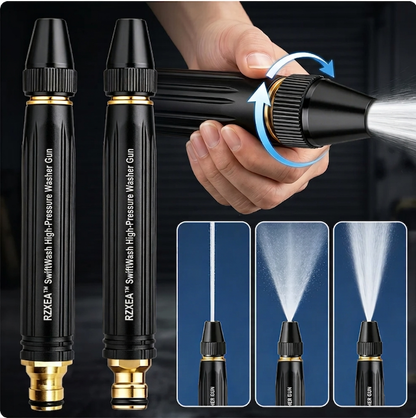 🌪️ From Dirty Driveways to Spotless Clean! | ⏱️ Effortless High-Pressure Washing in Seconds! | RZXEA™ SwiftWash High-Pressure Washer Gun