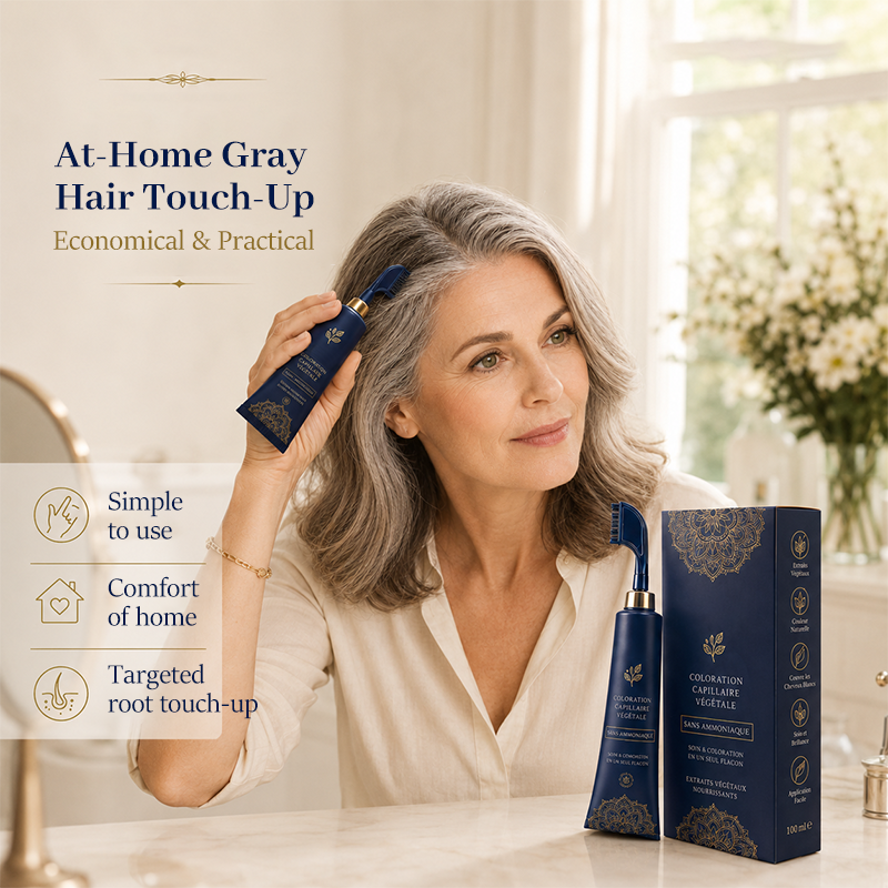 ⚡⚡⚡LAST 44 PCS LEFT!!! ⏳Time-Limited Special⏰Herbal Hair Dye Comb for Home Use