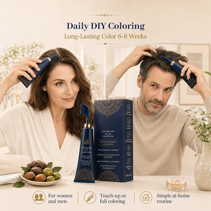 ⚡⚡⚡LAST 44 PCS LEFT!!! ⏳Time-Limited Special⏰Herbal Hair Dye Comb for Home Use