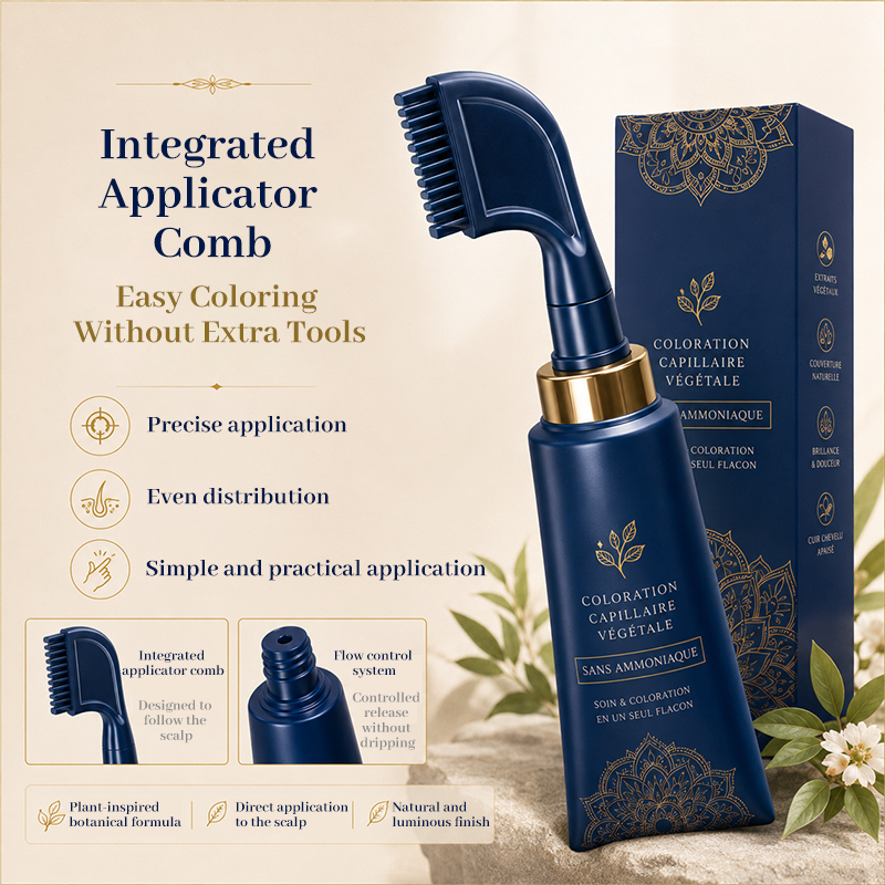 ⚡⚡⚡LAST 44 PCS LEFT!!! ⏳Time-Limited Special⏰Herbal Hair Dye Comb for Home Use