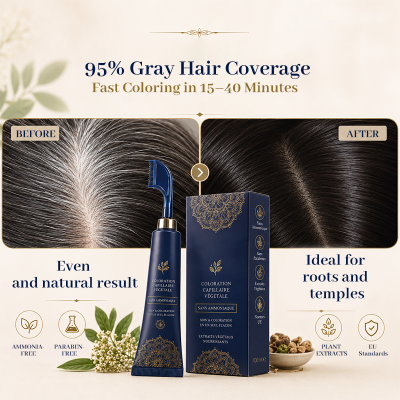 ⚡⚡⚡LAST 44 PCS LEFT!!! ⏳Time-Limited Special⏰Herbal Hair Dye Comb for Home Use
