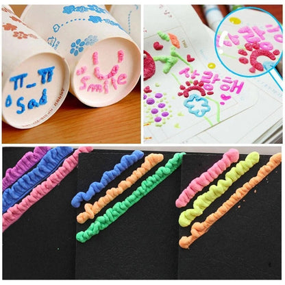 ✨ Magic Puffy 3D Art Pens | Heat-Activated Bubble Drawing Kit for Kids' Crafts & Gifts 🎁