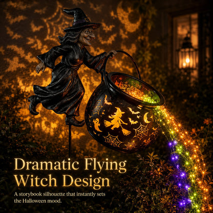 ⚡⚡⚡LAST 44 PCS LEFT!!! 🔥Last Day 50% OFF🎃Halloween Witch Cauldron Garden Light
