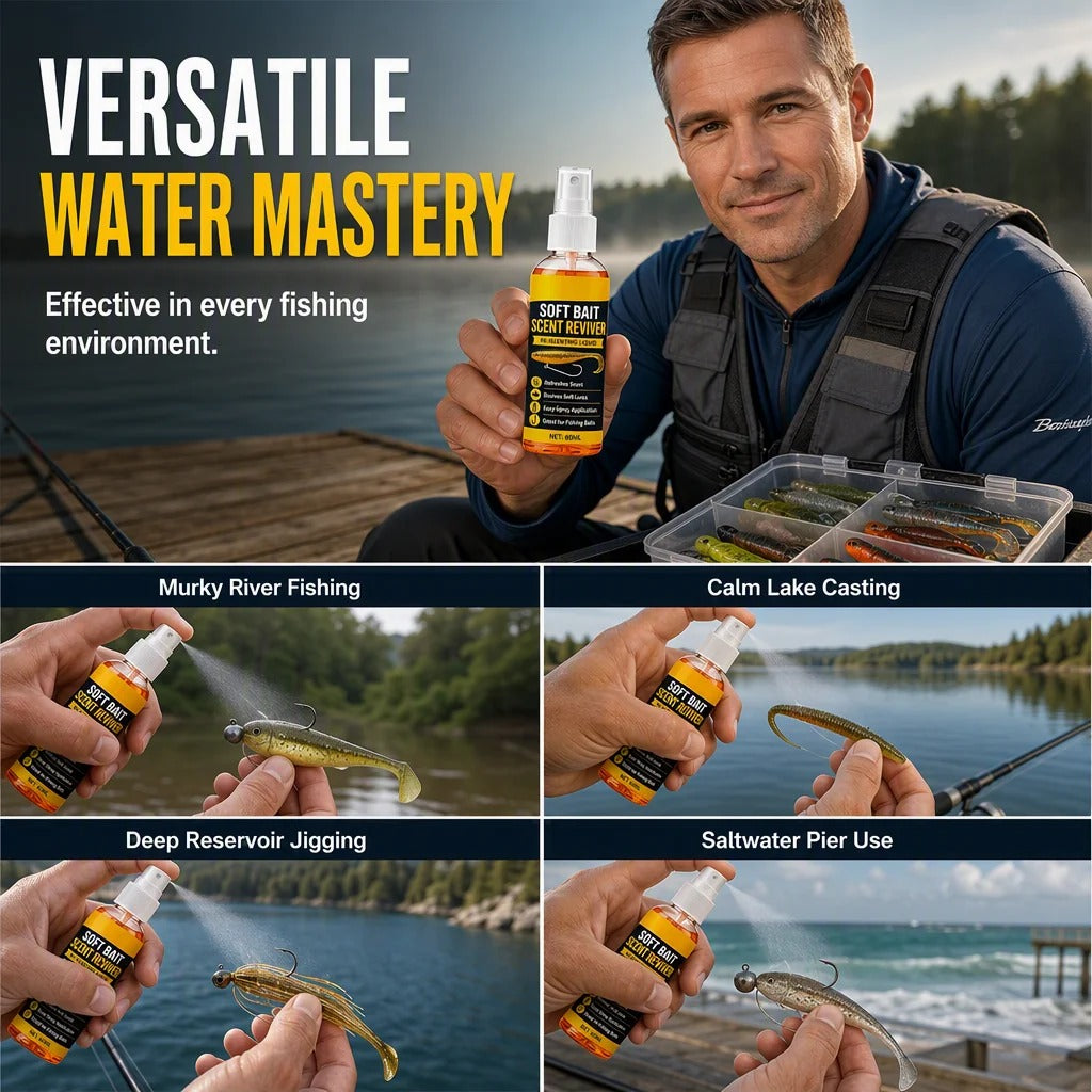 ⚡⚡⚡LAST 44 PCS LEFT!!! 🔥Last Day Buy 1 get 1🔥Flavor Booster Spray for Soft Baits🎣long-lasting
