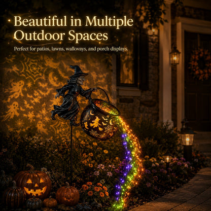 ⚡⚡⚡LAST 44 PCS LEFT!!! 🔥Last Day 50% OFF🎃Halloween Witch Cauldron Garden Light