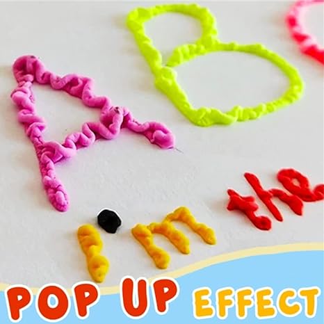 ✨ Magic Puffy 3D Art Pens | Heat-Activated Bubble Drawing Kit for Kids' Crafts & Gifts 🎁
