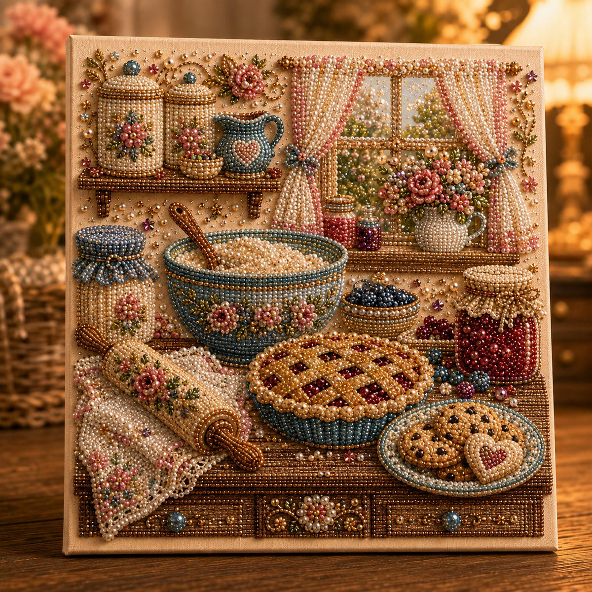 Cozy Hobby Rooms 3D Diamond Art Kit