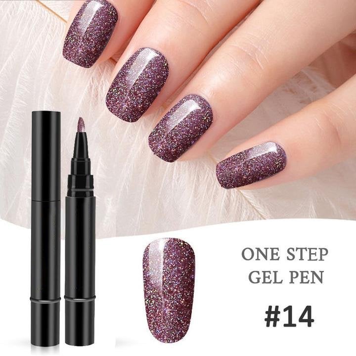 💅 Limited Time Buy 1 Get 1 Free - $ 19.99! ✨One Step Nail Gel Pen🎨