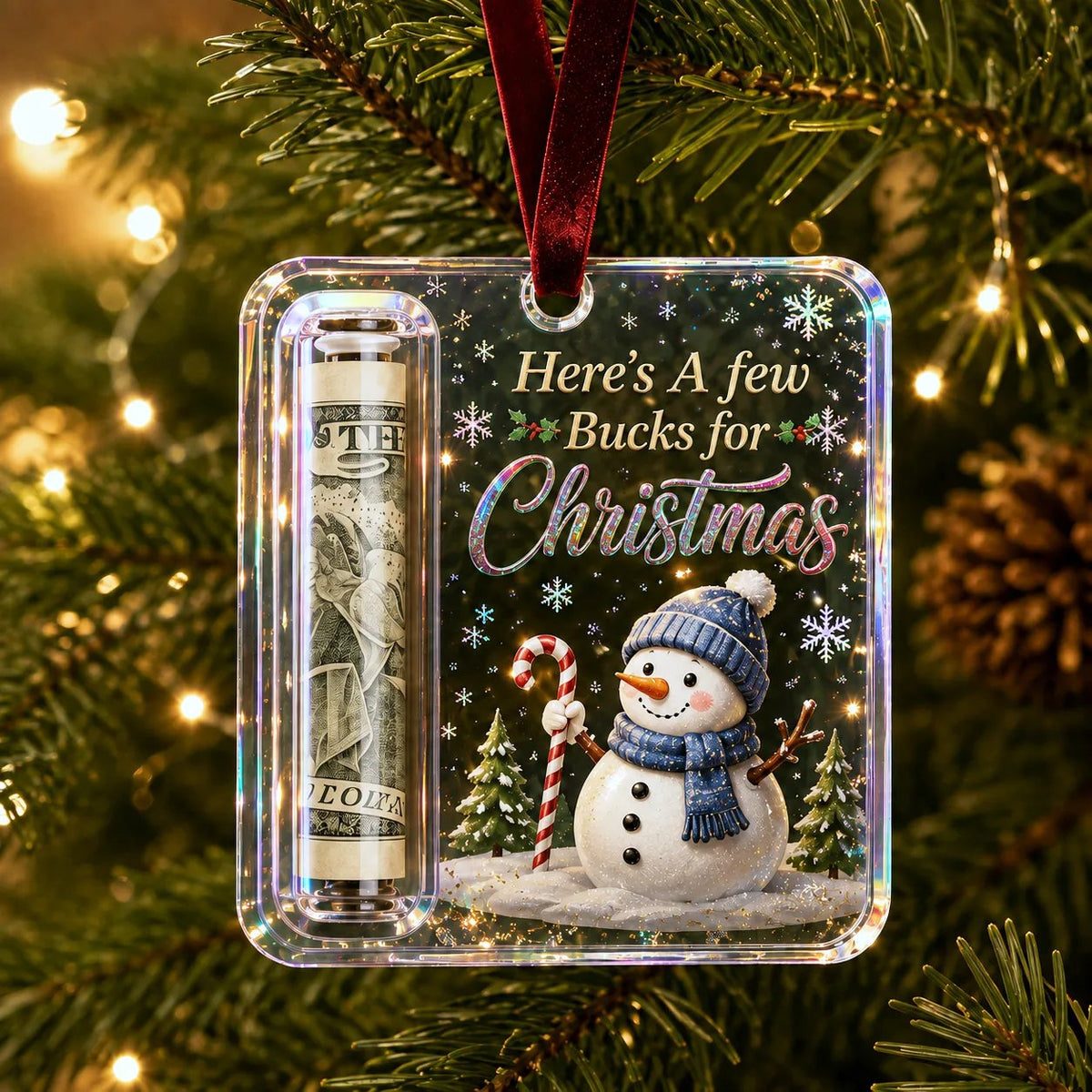 ⚡⚡⚡LAST 44 PCS LEFT!!! 🔥Last day with huge discounts! – ✨🎄Christmas Cash Gift Holder Ornament