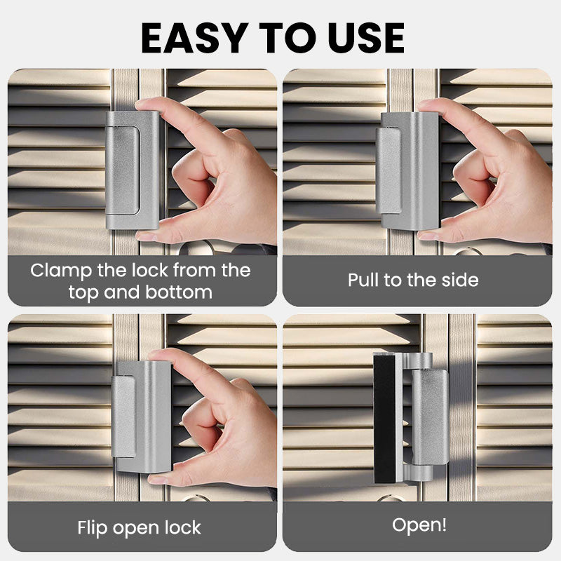 ⚡⚡⚡LAST 44 PCS LEFT!!! 🚭 50% OFF NOW! 🔒 Home Security Door Reinforcement Lock – Extra Protection, No-Drill Installation & Adjustable 🏠