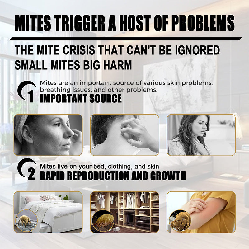 ⏳LAST DAY SALE ONLY $24.99!!🌿🛡️ The US’s #1 Natural Mite Control Sachet– Vetted by Allergy US• 100% Chemical-Free • Safe for Babies, Pets & Asthma Sufferers🛏️✨
