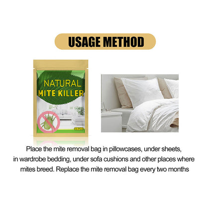 ⏳LAST DAY SALE ONLY $24.99!!🌿🛡️ The US’s #1 Natural Mite Control Sachet– Vetted by Allergy US• 100% Chemical-Free • Safe for Babies, Pets & Asthma Sufferers🛏️✨