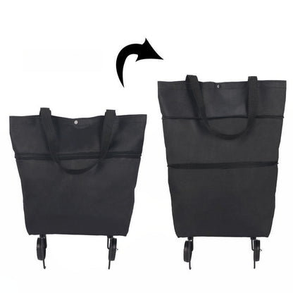 ⚡⚡⚡LAST 44 PCS LEFT!!! 🔥HOT SALE 50% OFF🔥Foldable 2-in-1 Shopping Bag